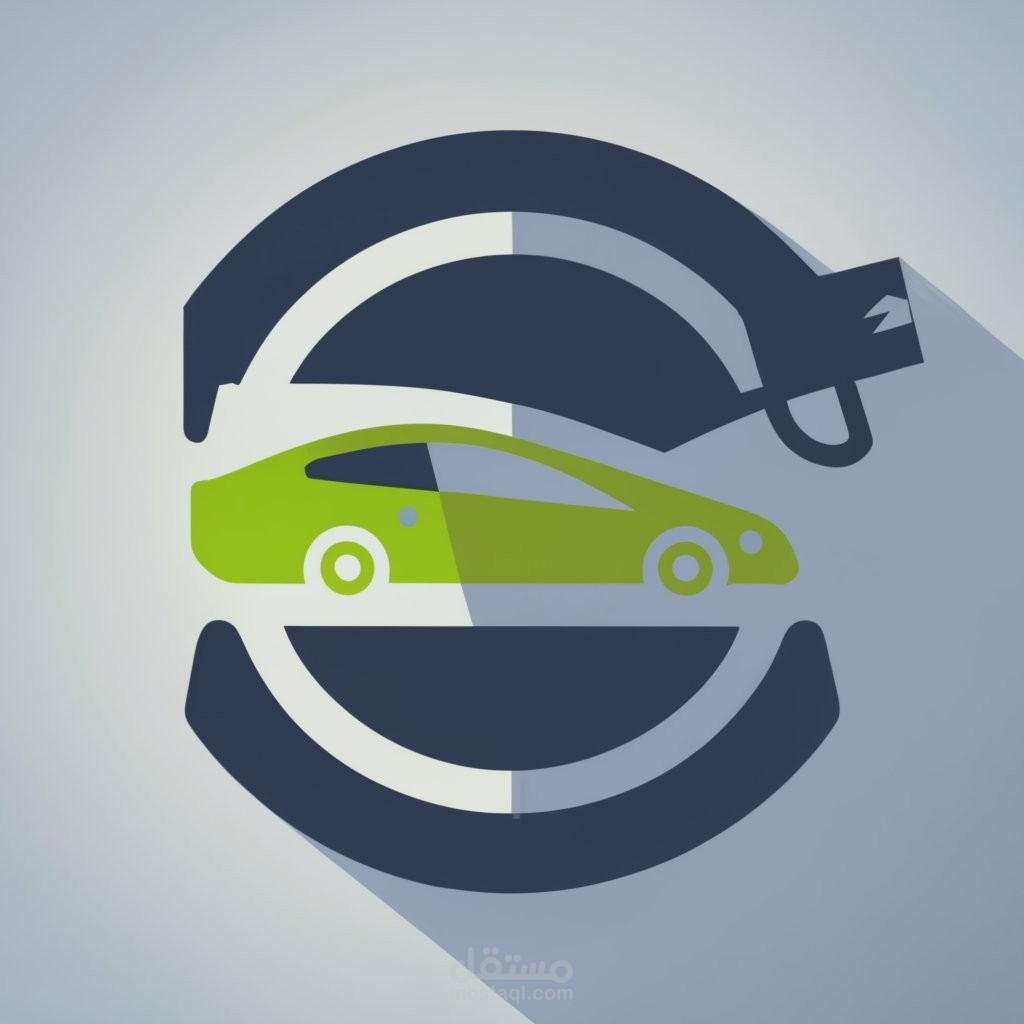 تصميم لوجو لشركة سيارات كهربائيه