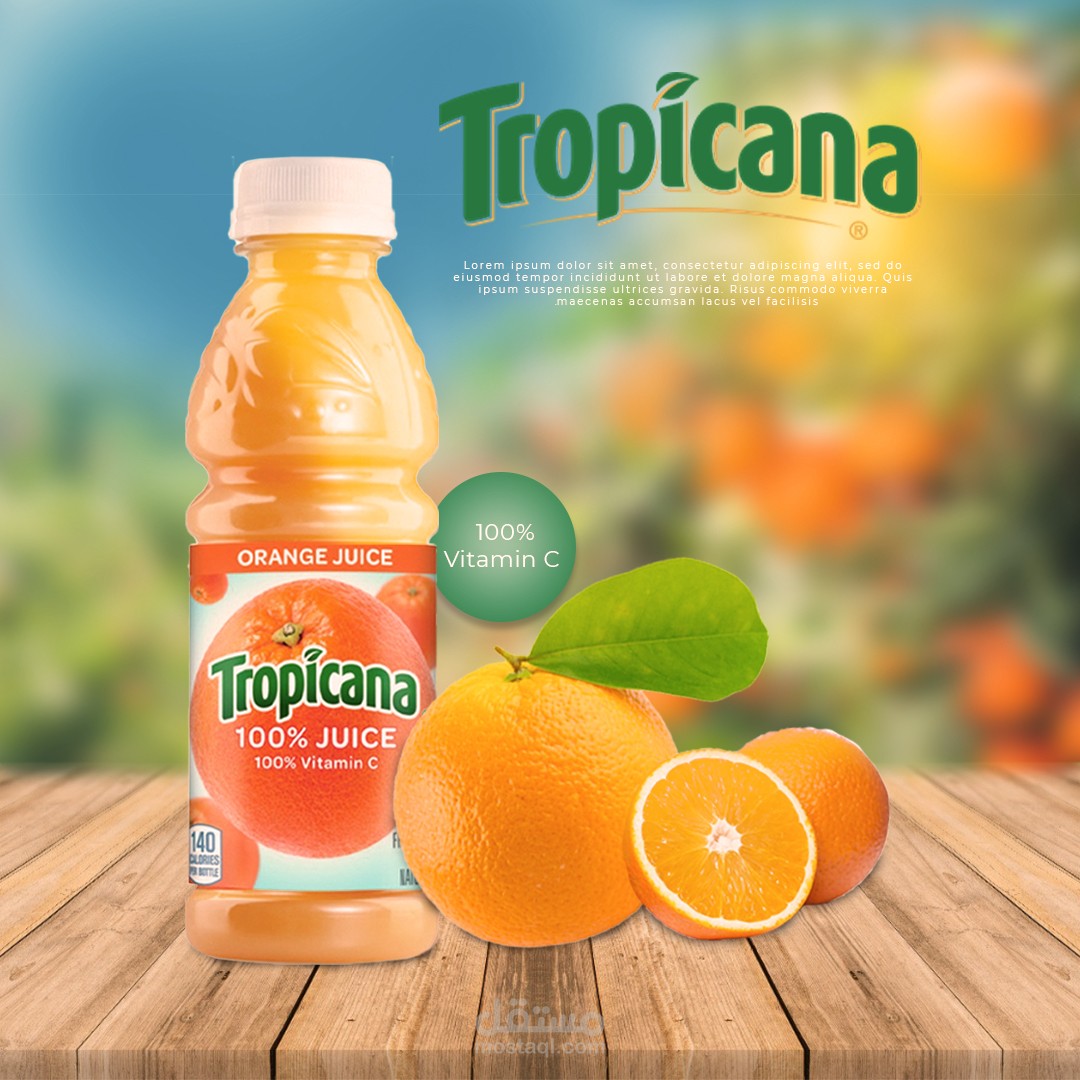 " Embrace the Taste of Paradise with Tropicana Juice!