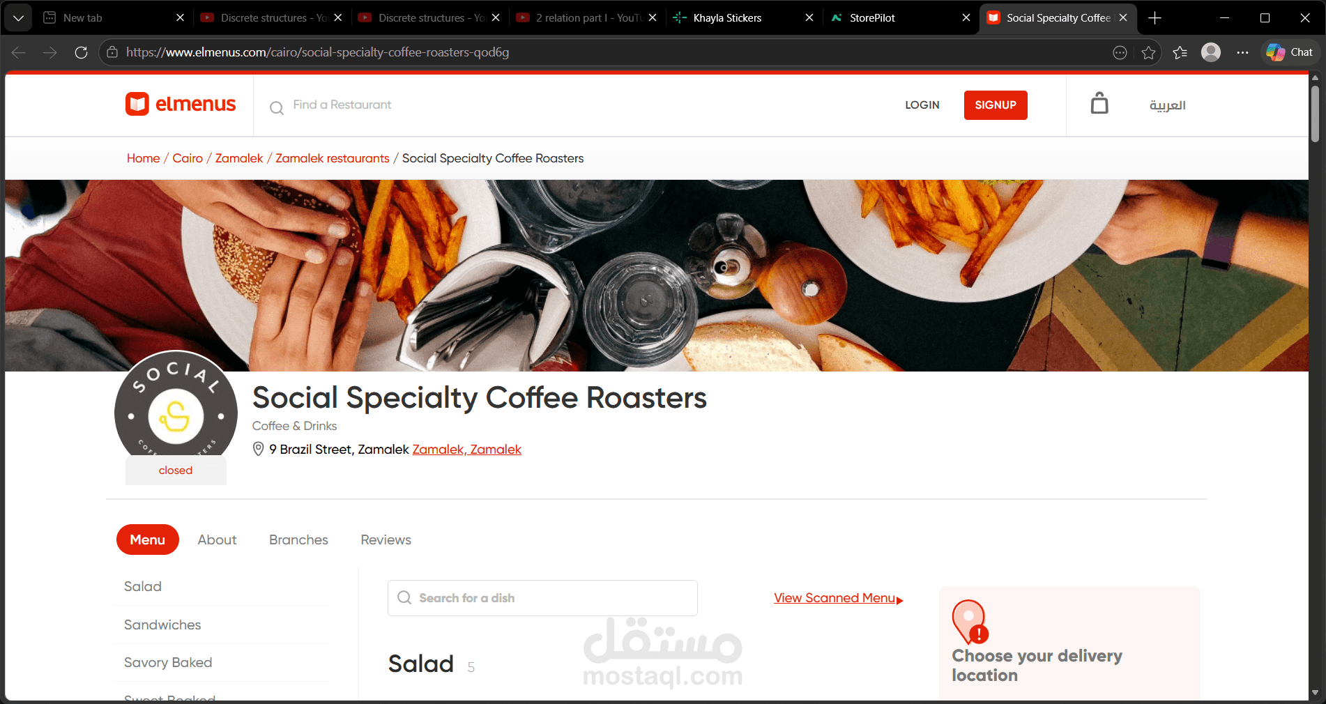 it is a online resturant