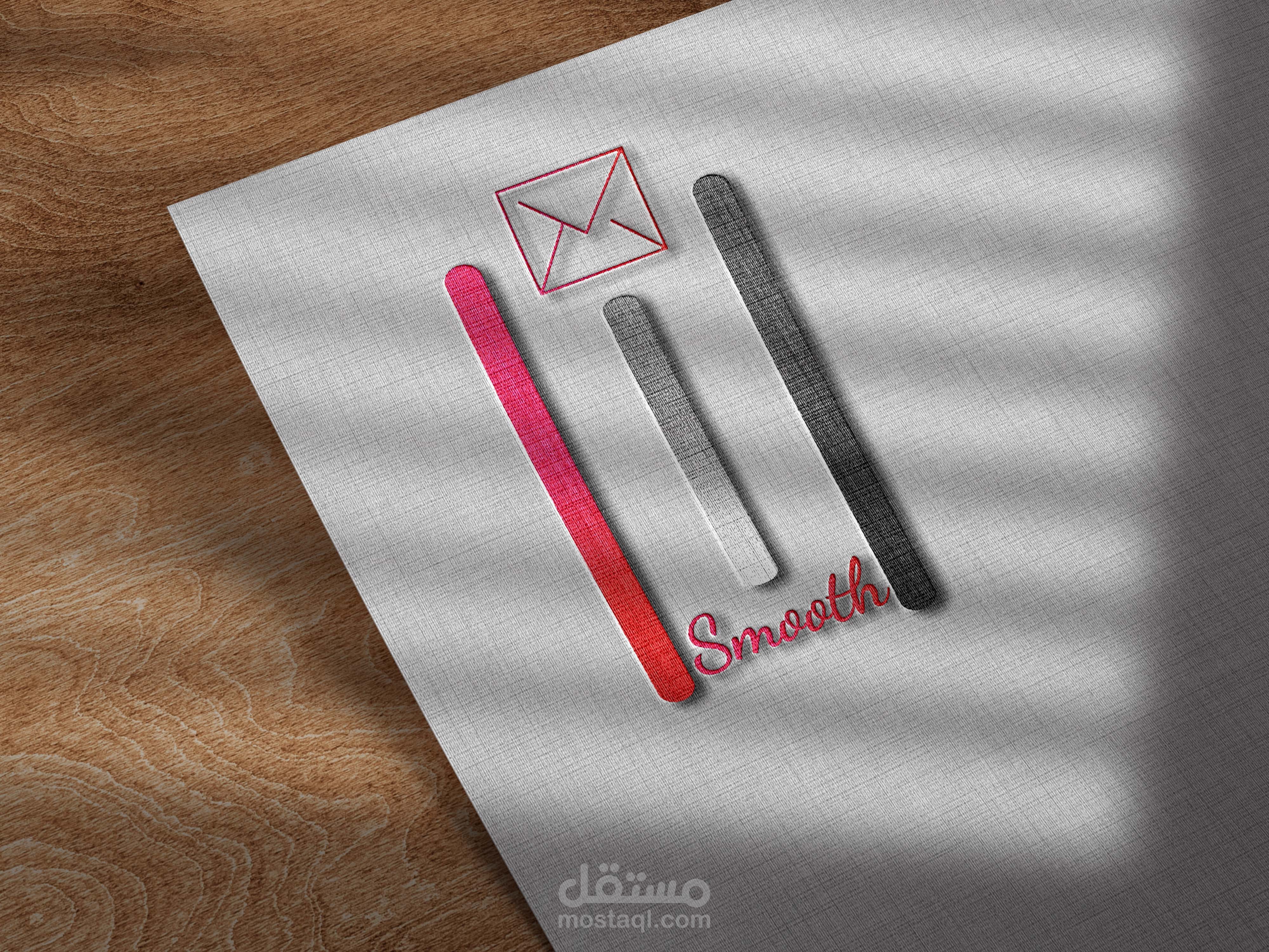 تصميم شعار لشركة توزيع الرسايل