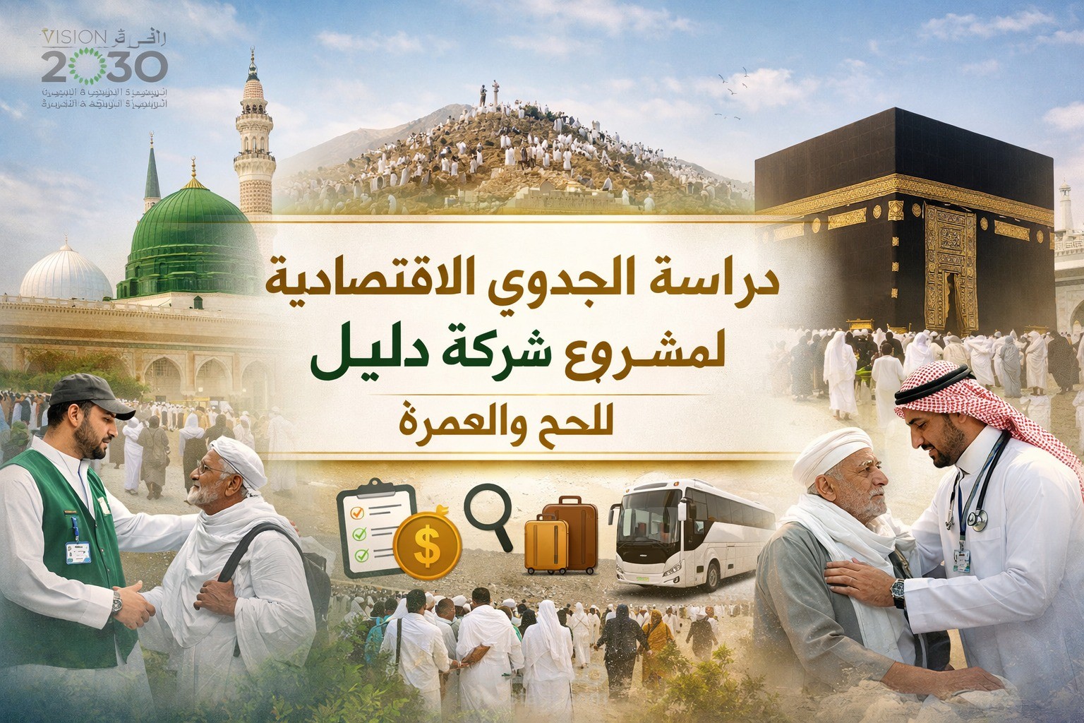 دراسة جدوى لمشروع شركة دليل للحج والعمرة