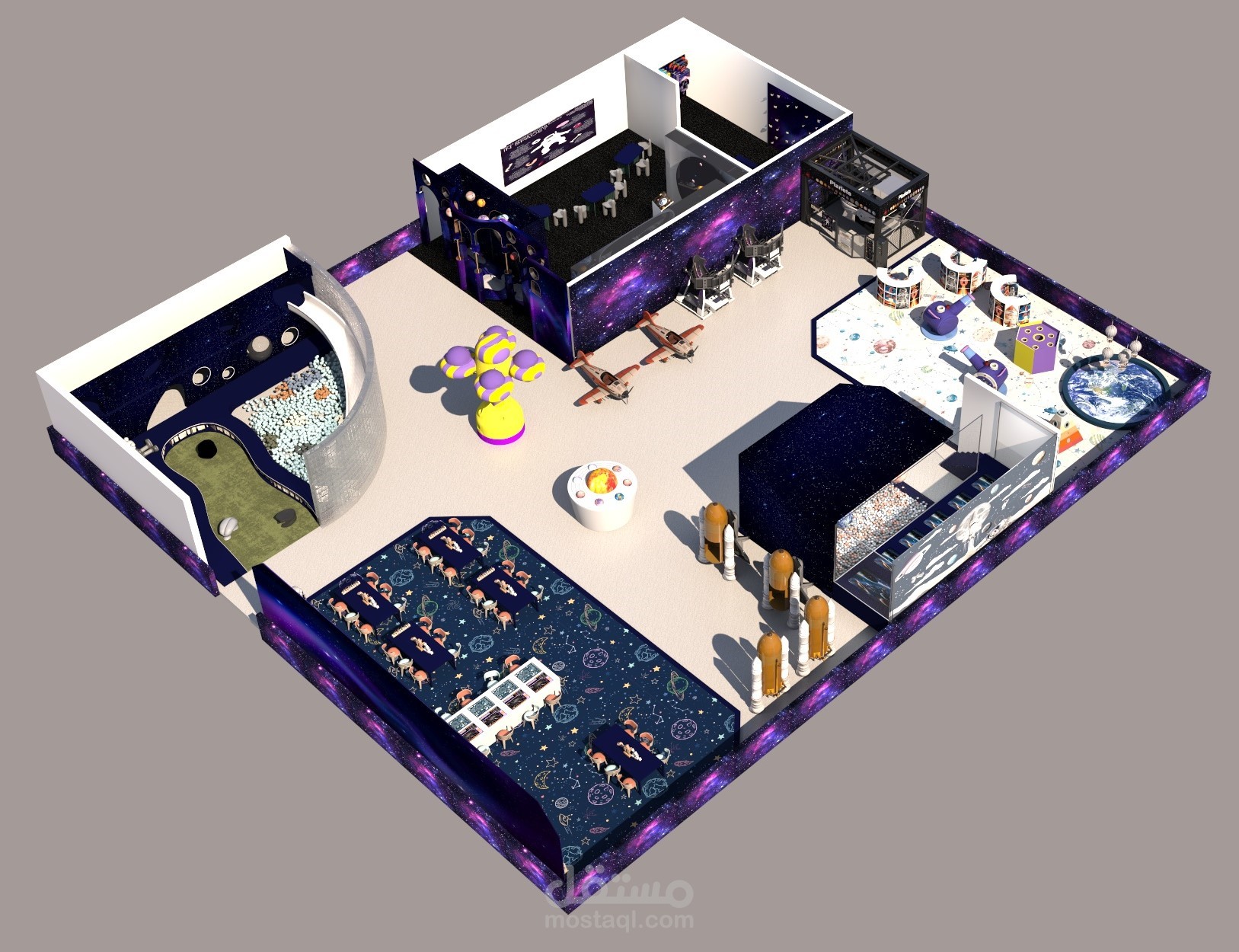 تصميم ملاهي اطفال