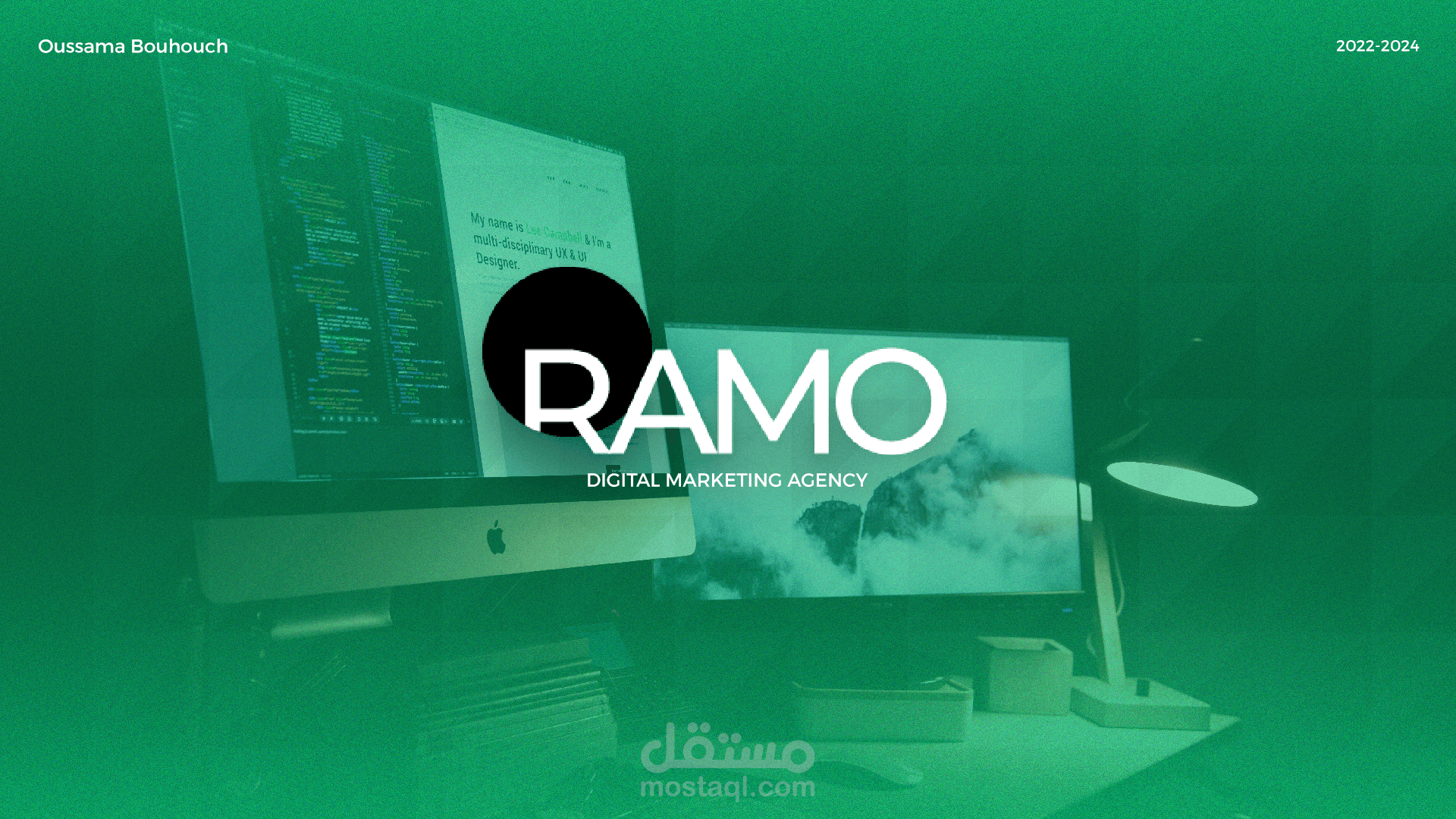 تصميم هوية لشركة تسويق الكتروني