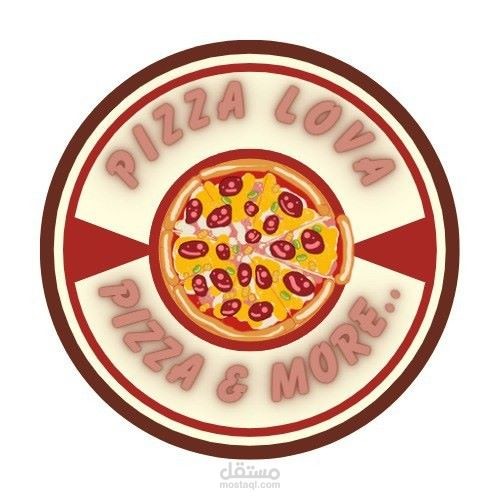 لوجو لمطعم بيتزا ايطالي