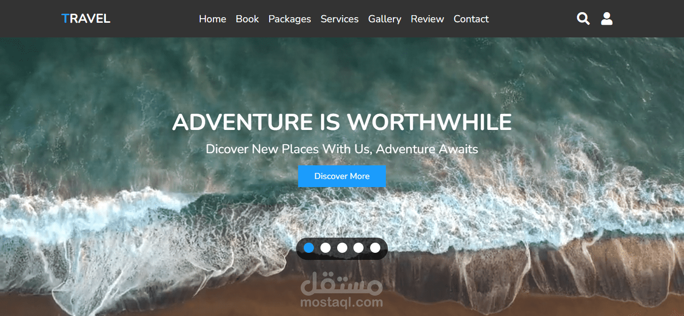 موقع سفر وحجز تذاكر Tour-and-Travel-website