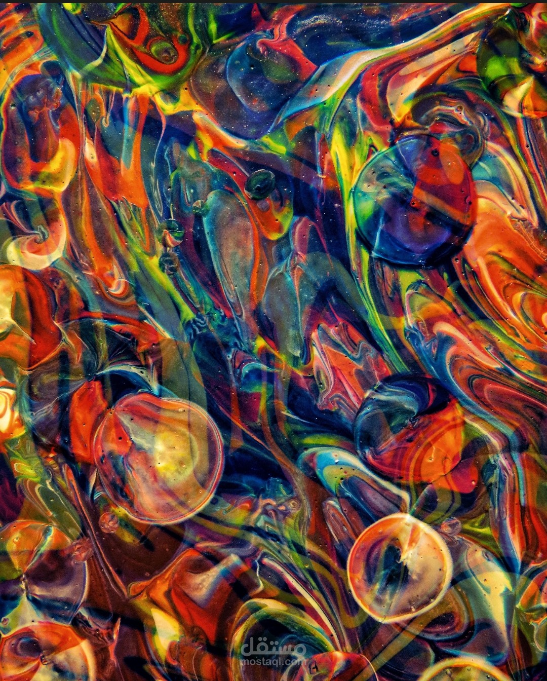 صورة إبداعية بالالوان