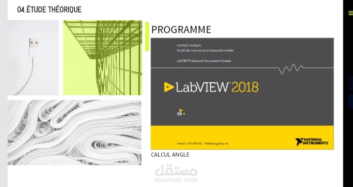 Programme de calcul angle de contact