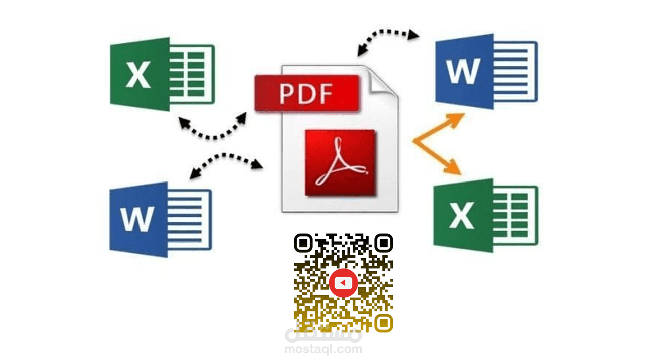 تحويل الملفات وإنشاء رمز الاستجابة السريعة QRcode
