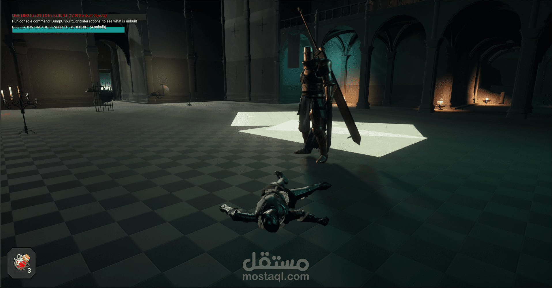 تطوير لعبة Souls-Like مستوحاة من Dark Souls و Elden Ring