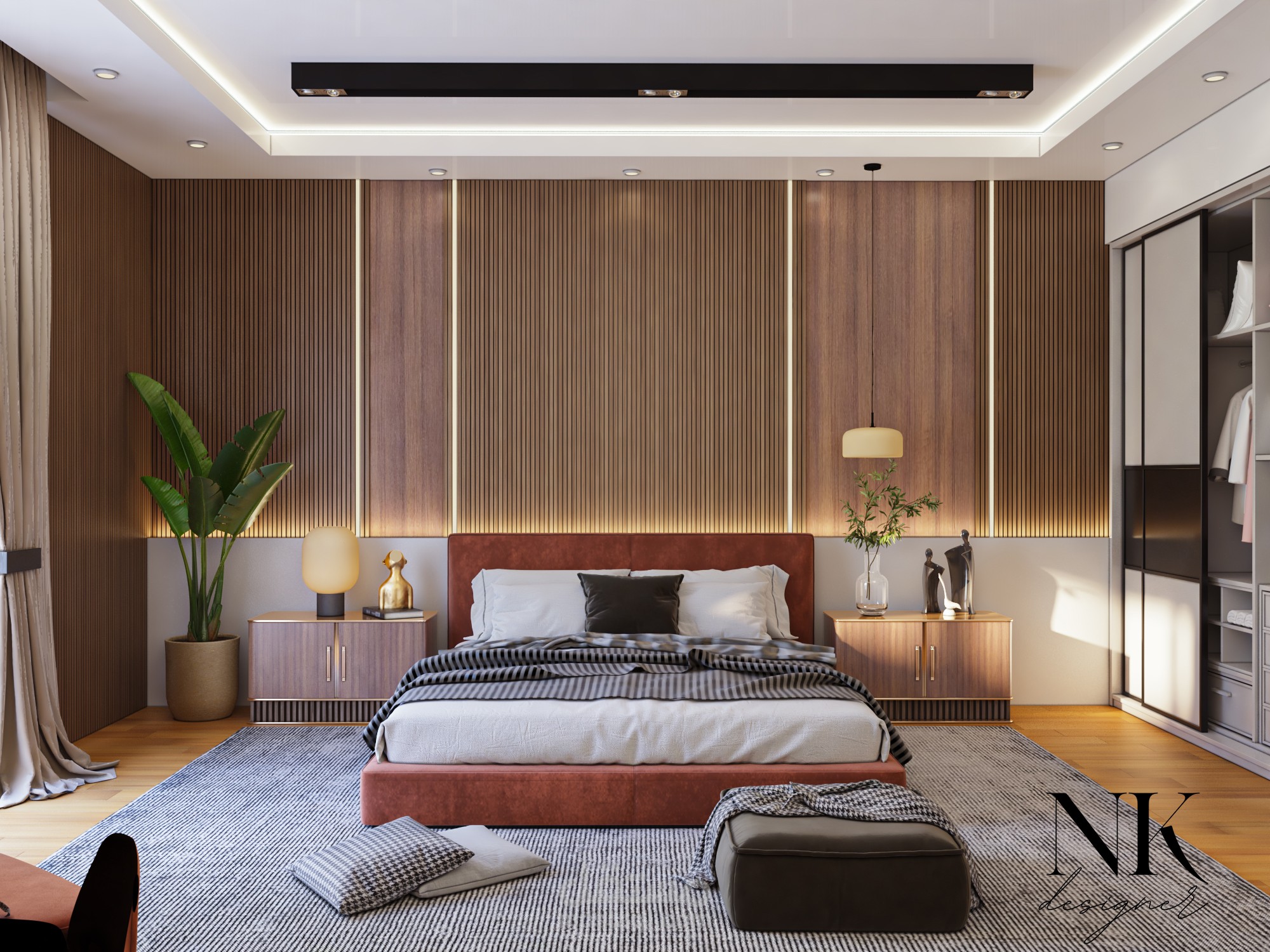 Modern Bedroom Design – Villa Project