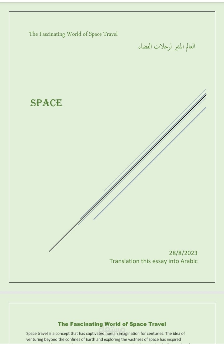 Space travel