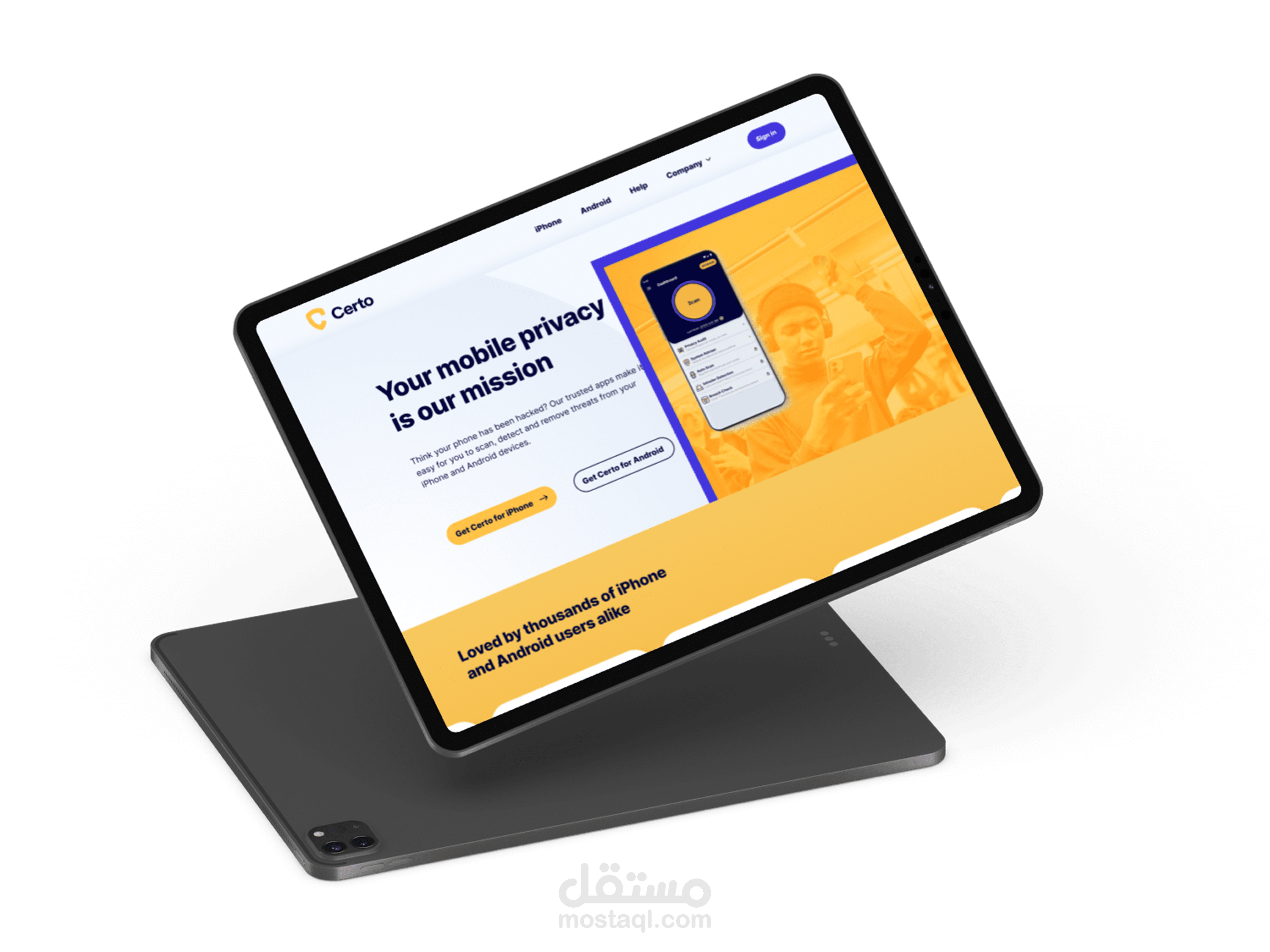 Certo Landing Page Design