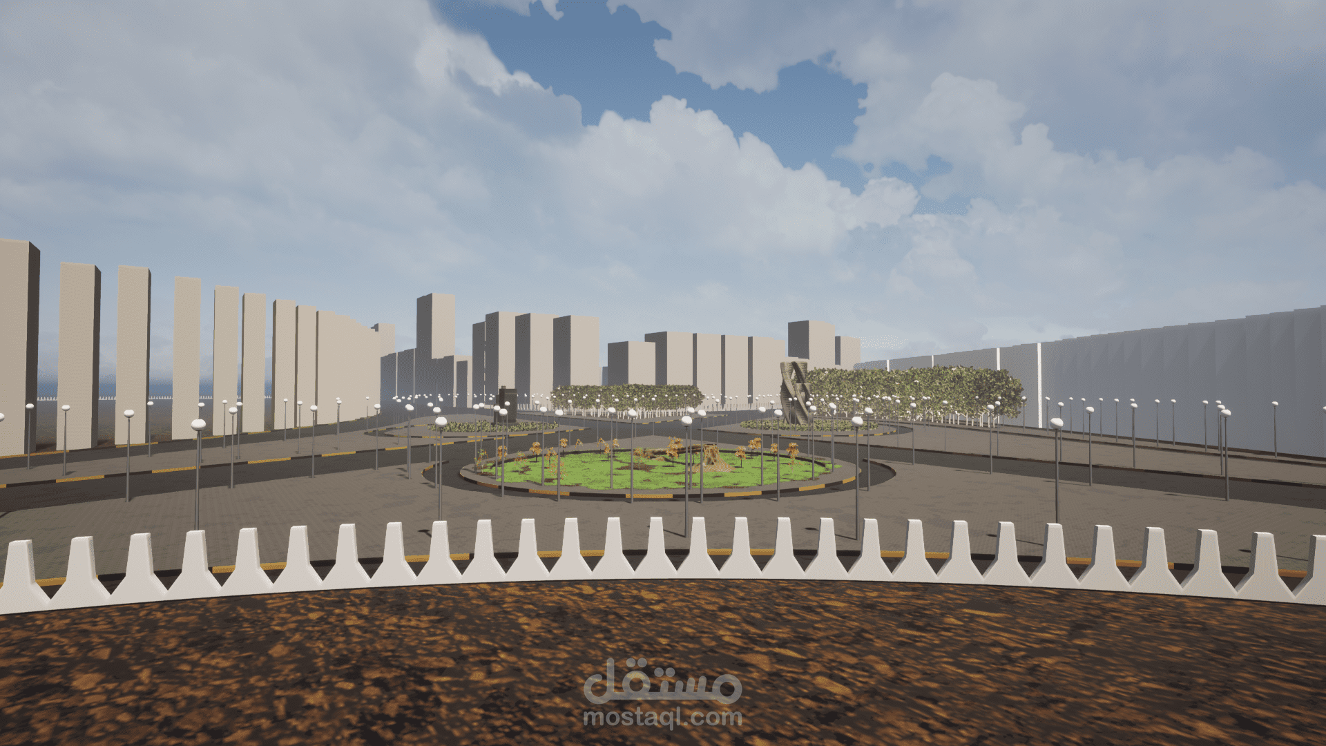 WADI LABAN SUSPENDED BRIDGE EXPANSION PROJECT-LANDSCAPE DESIGN
