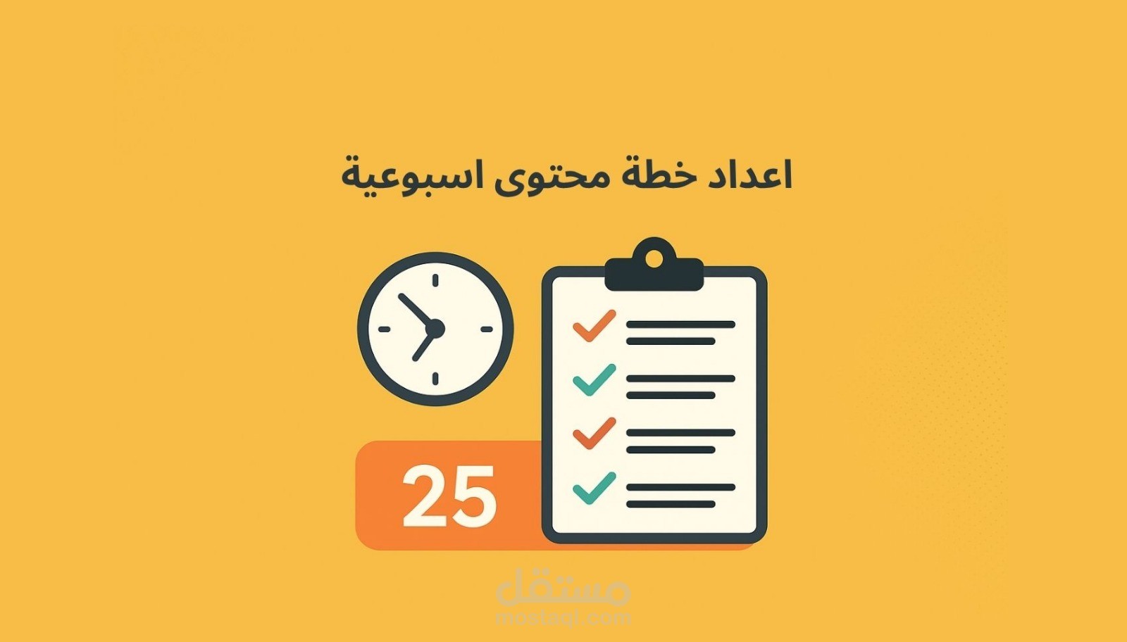 خطة محتوى أسبوعية  لمطعم ضيافة