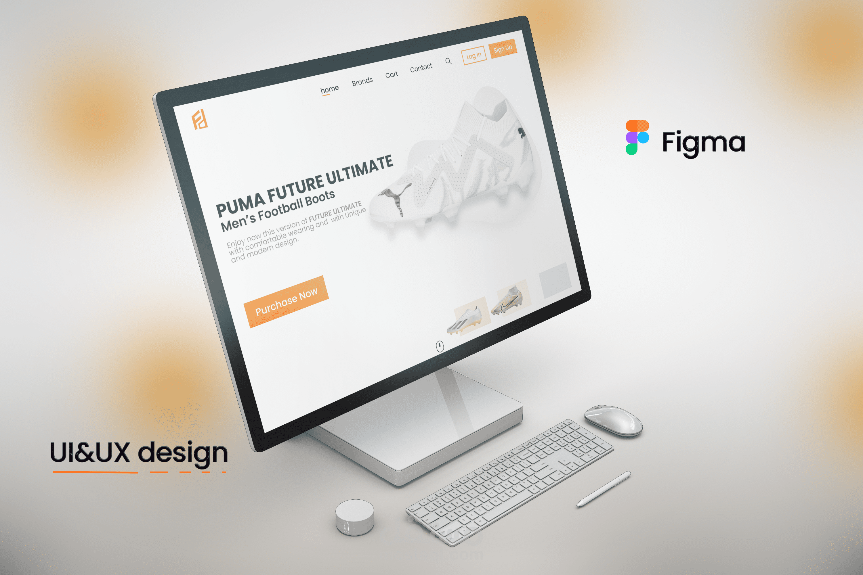 Footboots website design