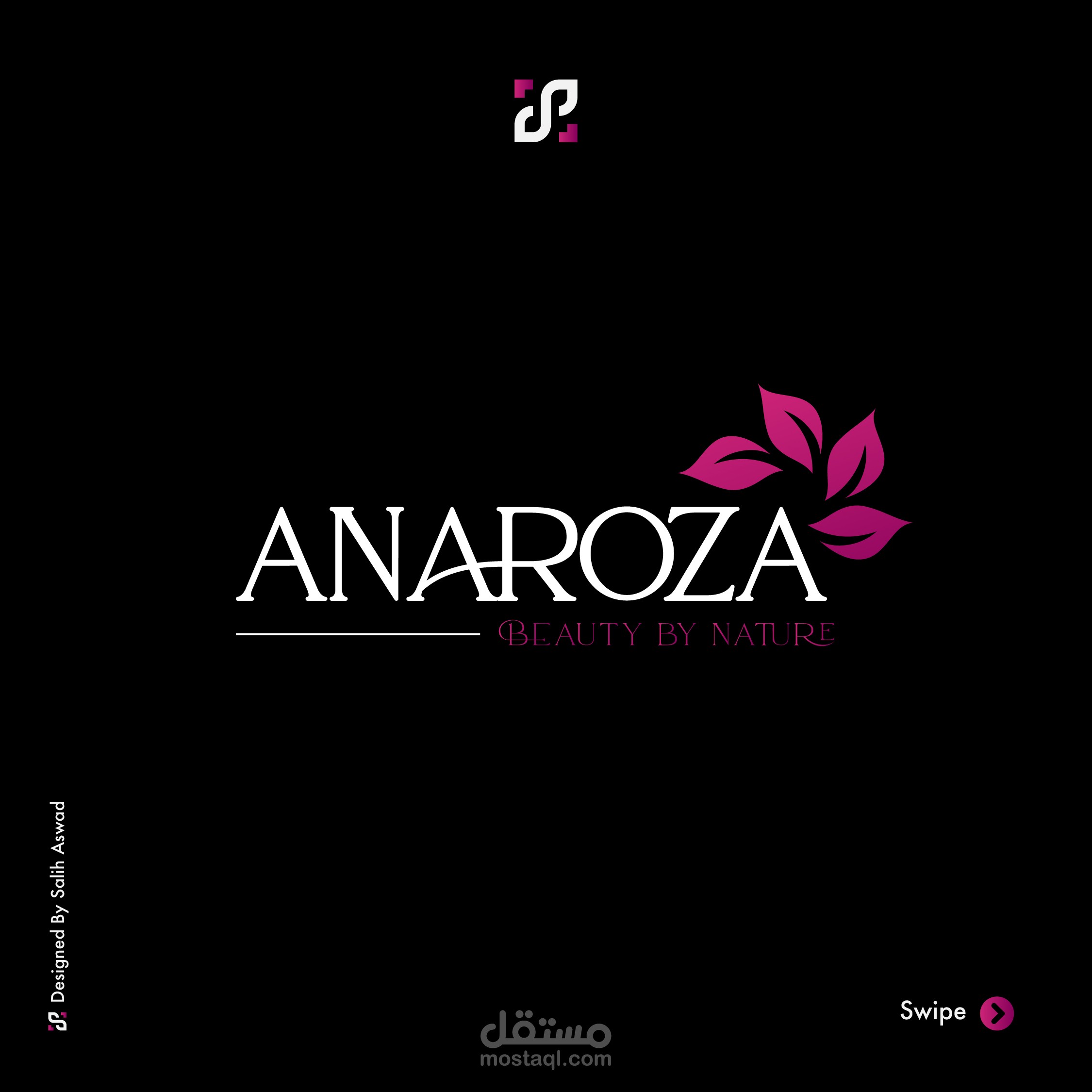 anaroza logo design