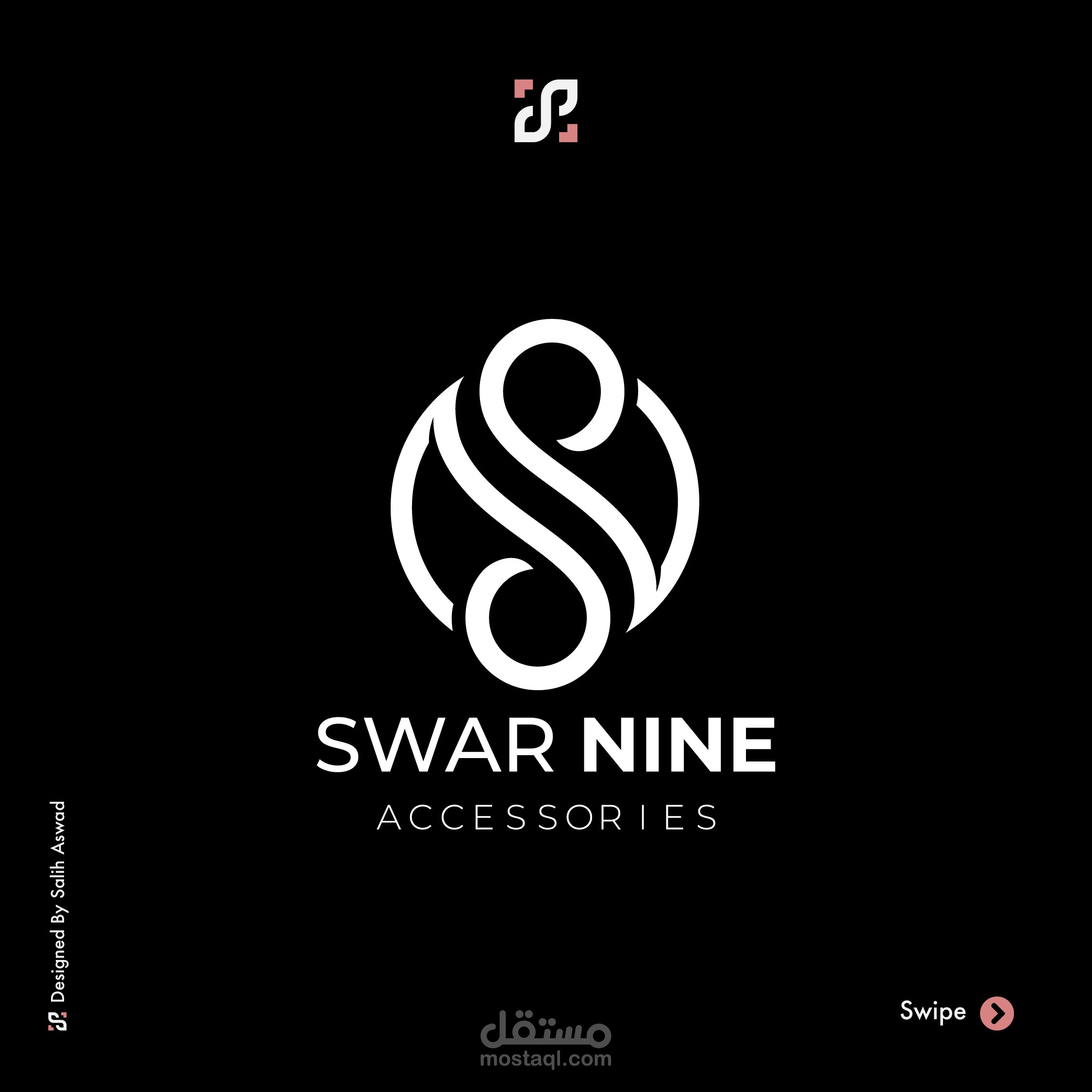 swar nine logo designe
