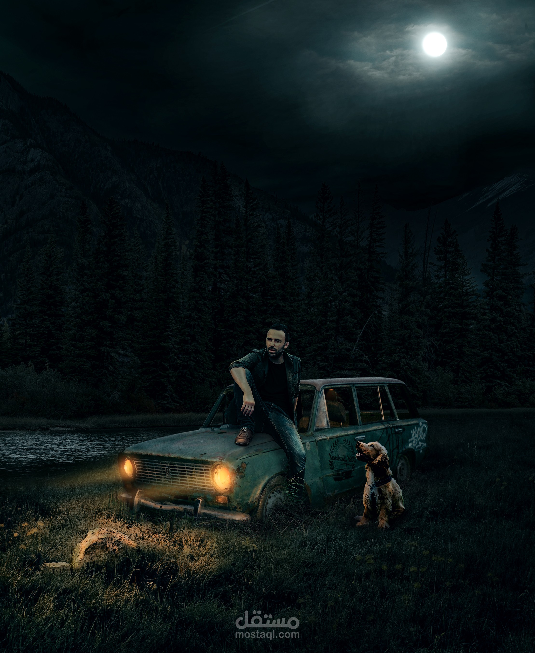 استبدال خلفيه صوره الفتاه