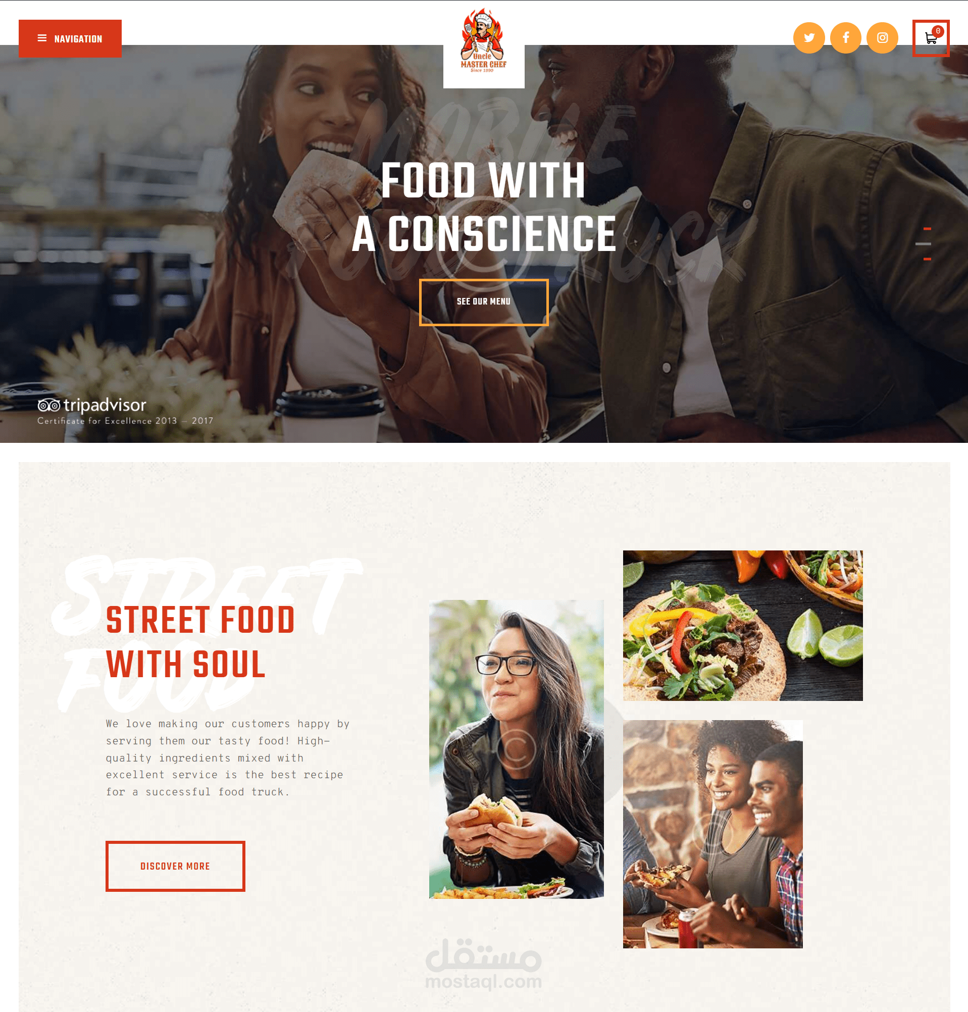 New burger restaurant site