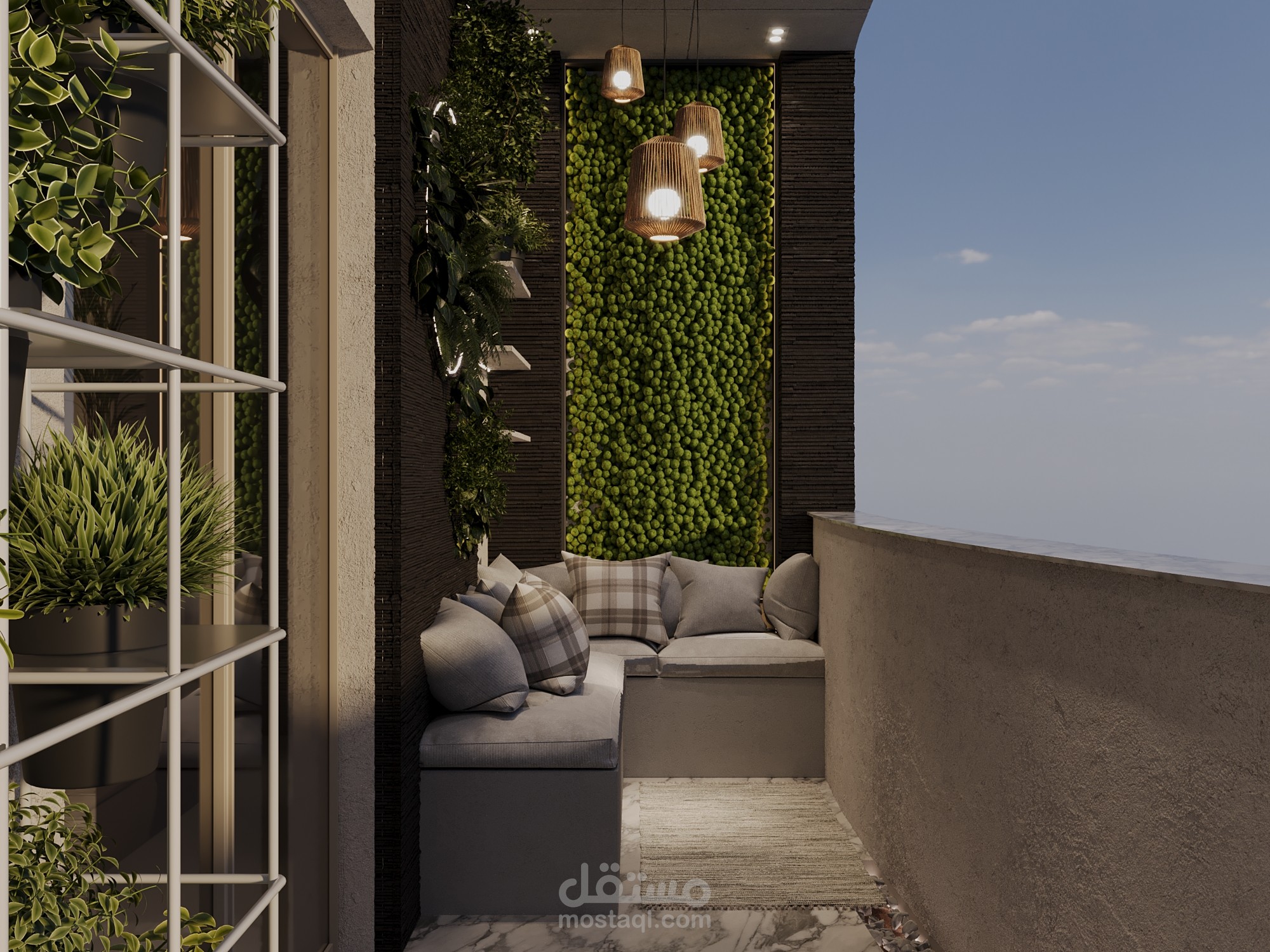 تصميم تراس بالقاهرة