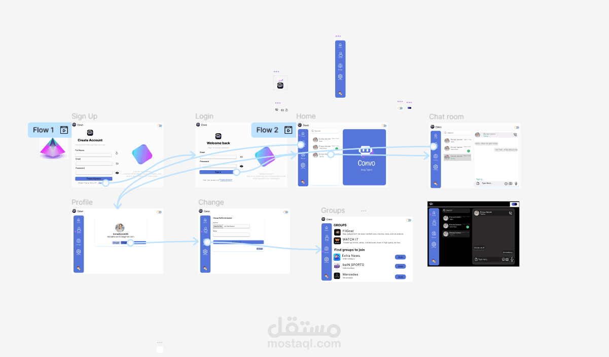 (Ui/Ux)Design Real time web chat app