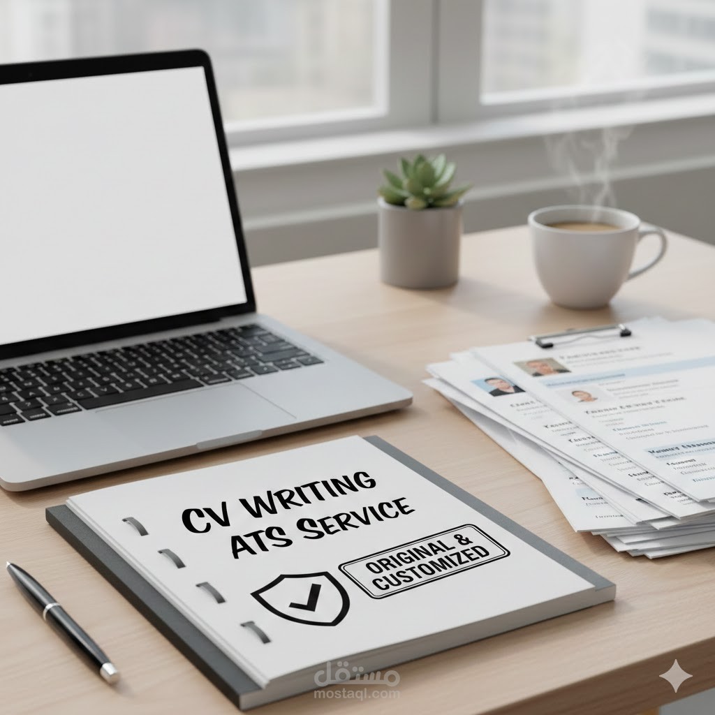 تصميم وكتابة سيرة ذاتية ATS-Friendly احترافية