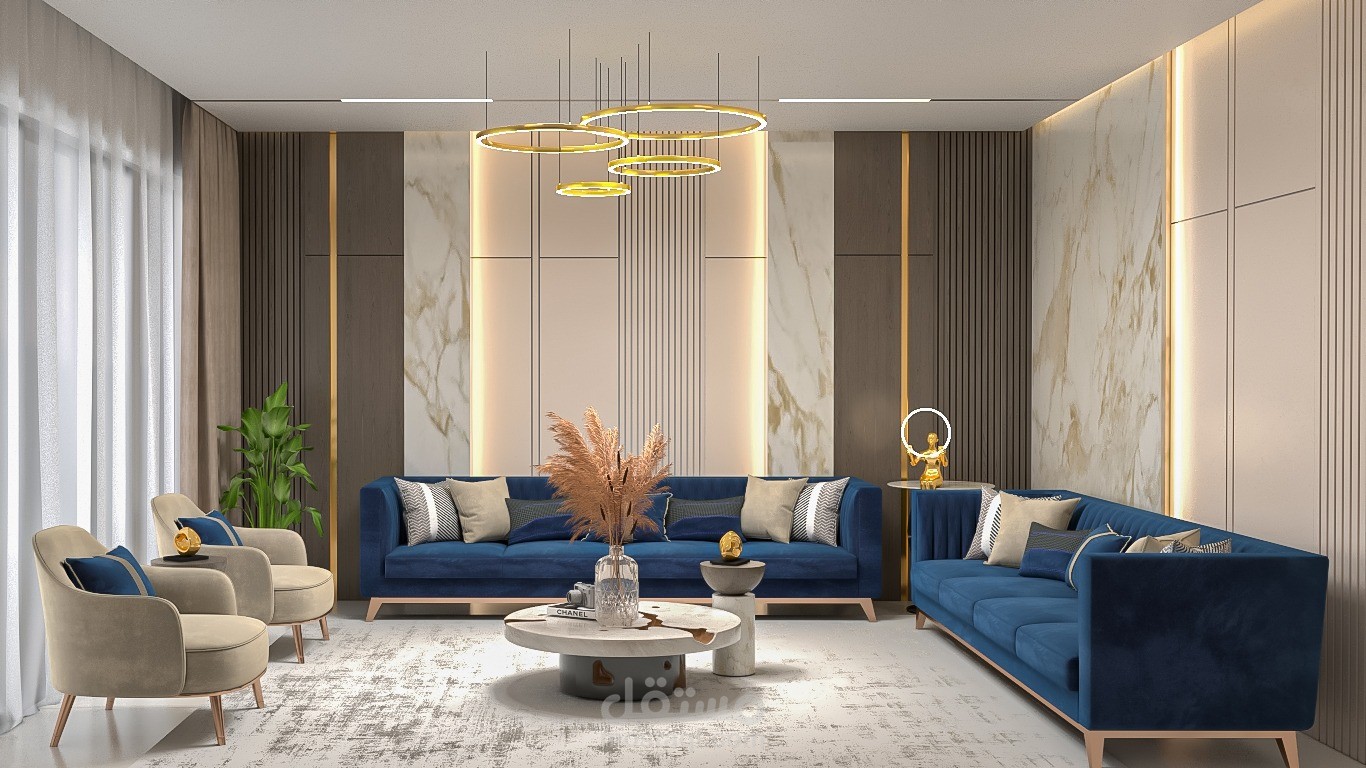 تصميم غرفة معيشة