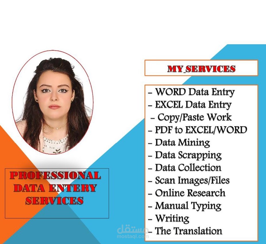 صور توضيحية لمقتطفات من اعمالي للعملاء