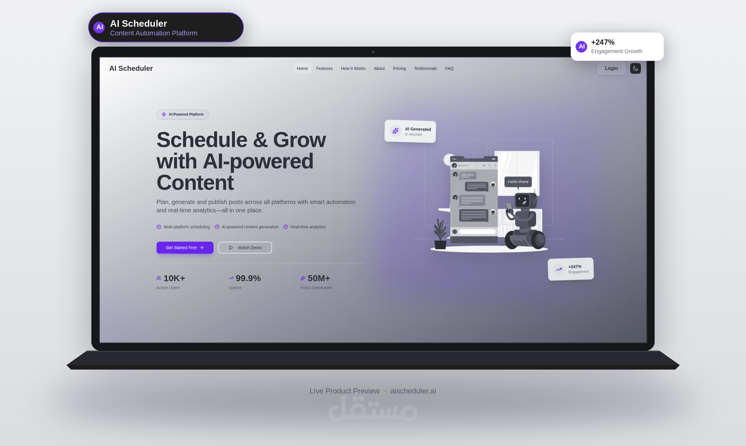 AI Content Scheduler