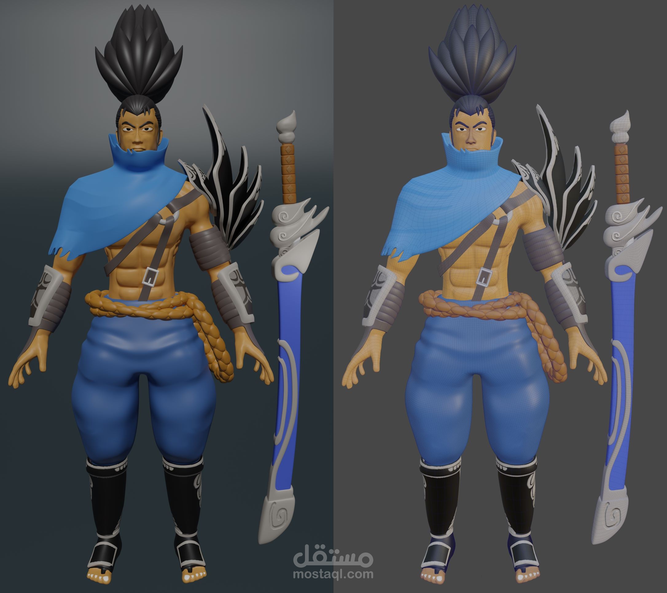 yasuo 3d model