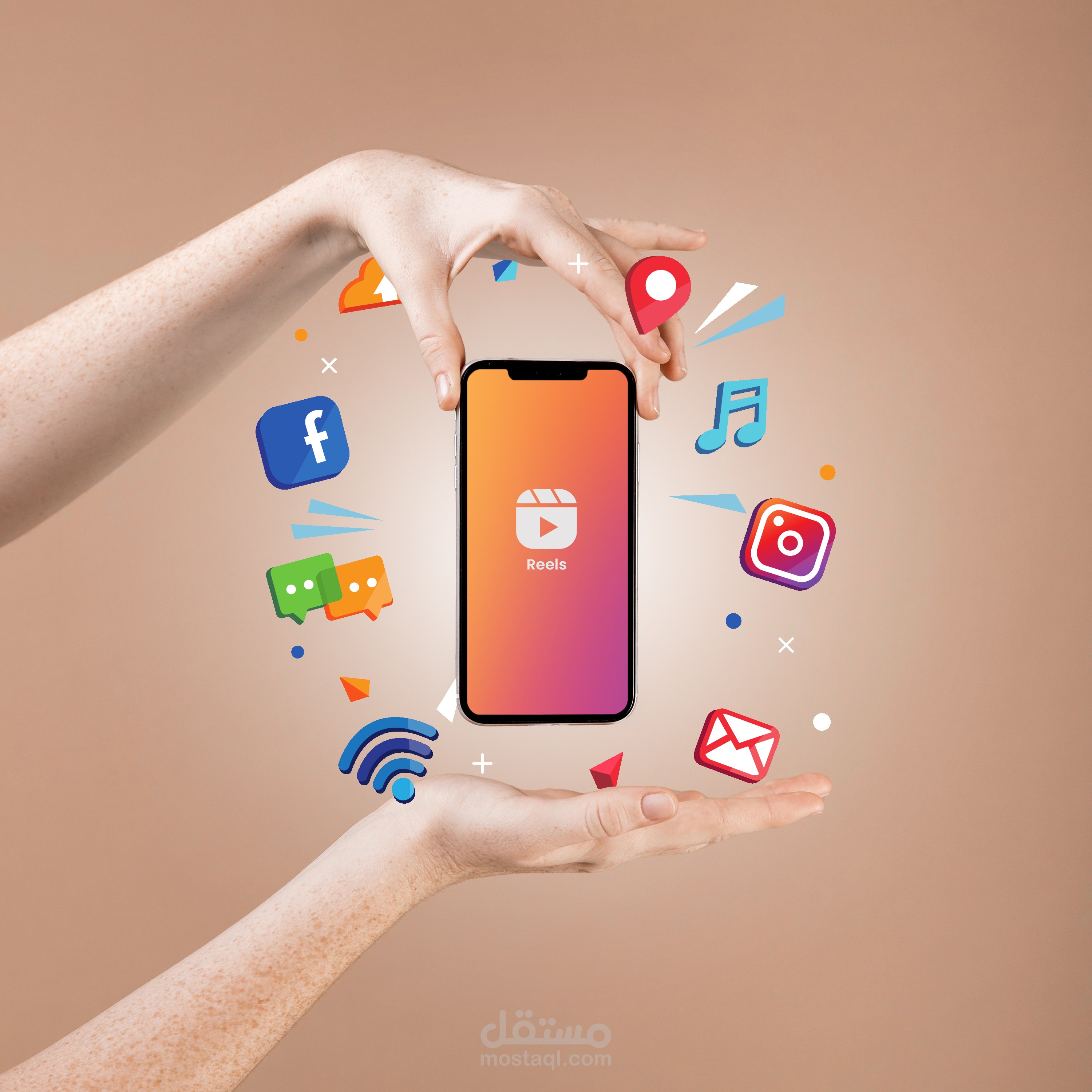 تصميم اعلان سوشيال ميديا