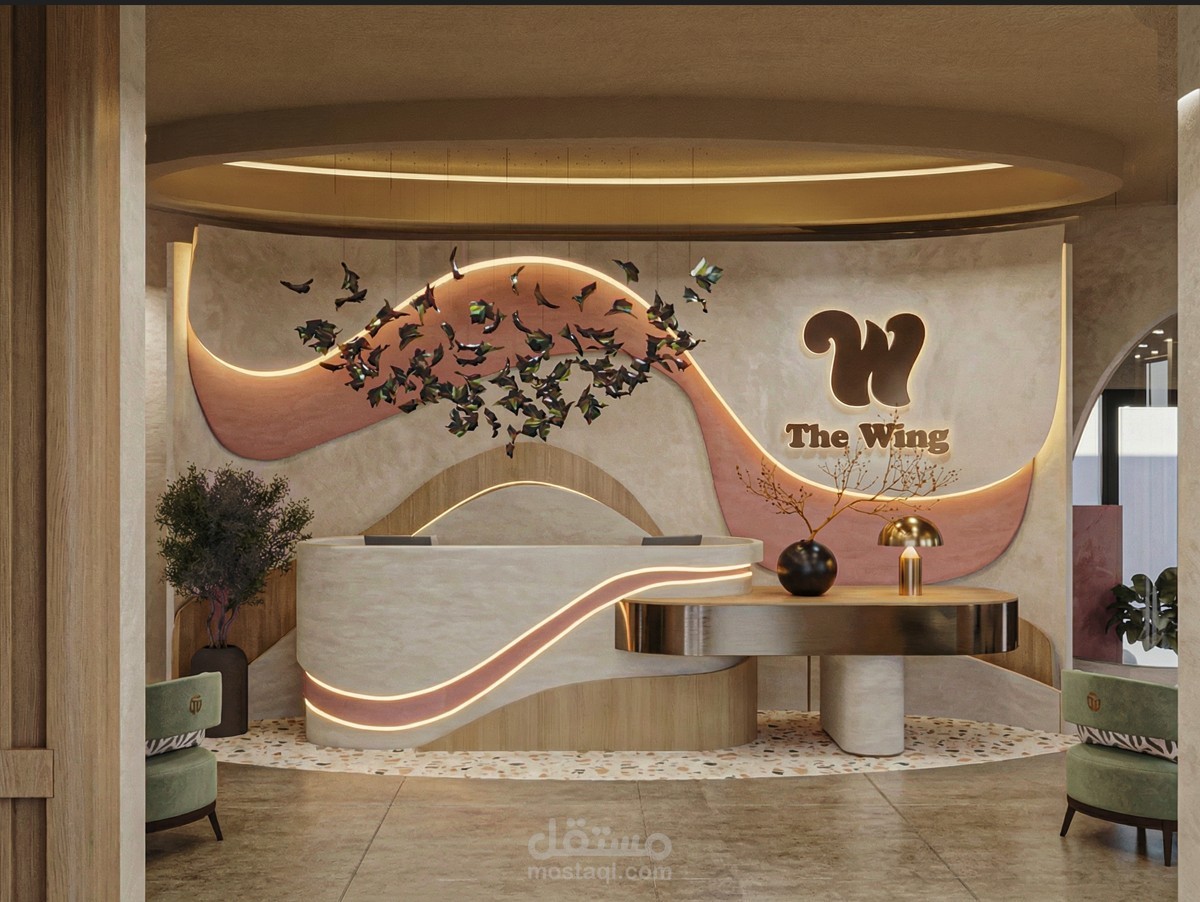 تصميم مساحة عمل مشتركة (Co-working Space)  للسيدات