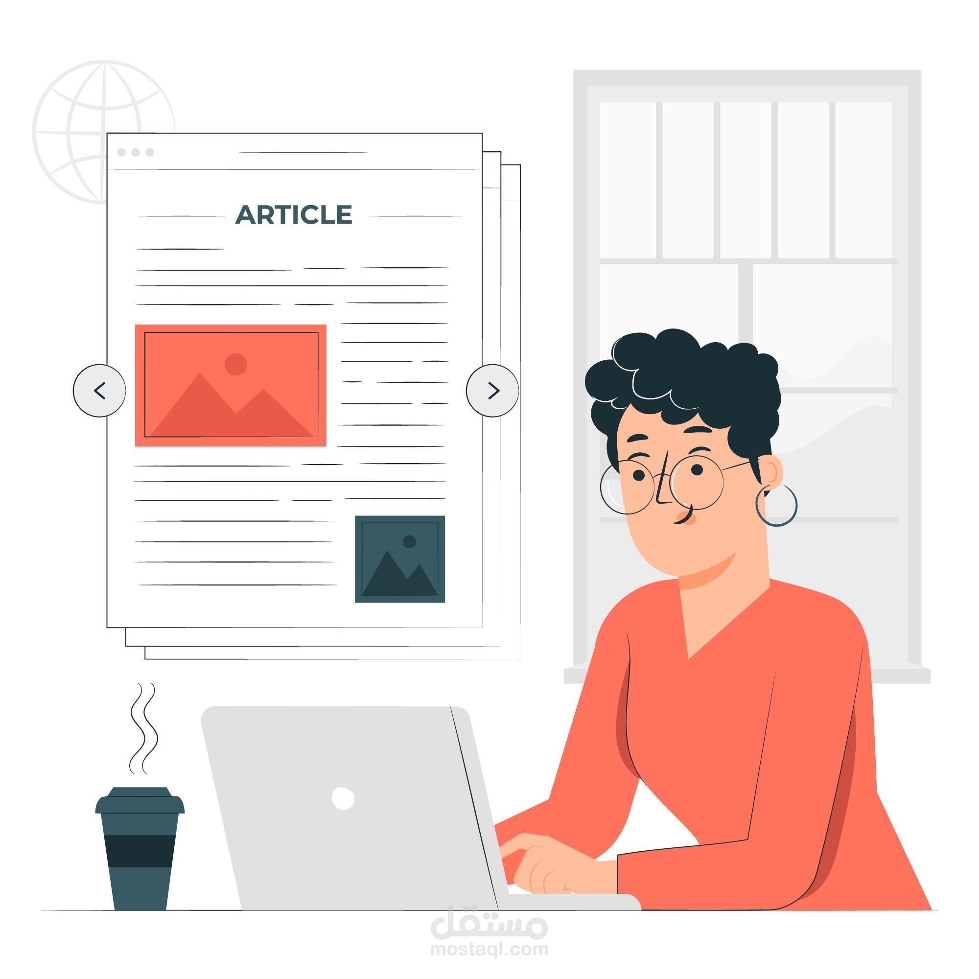 Translate an article from English into Arabic