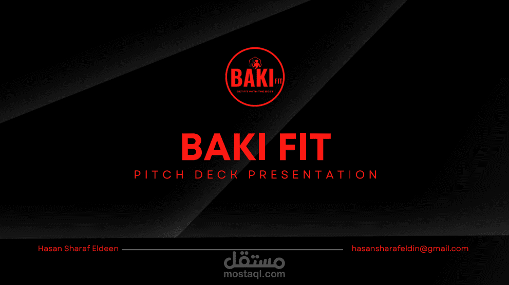 BAKI FIT Pitch Deck Presentation