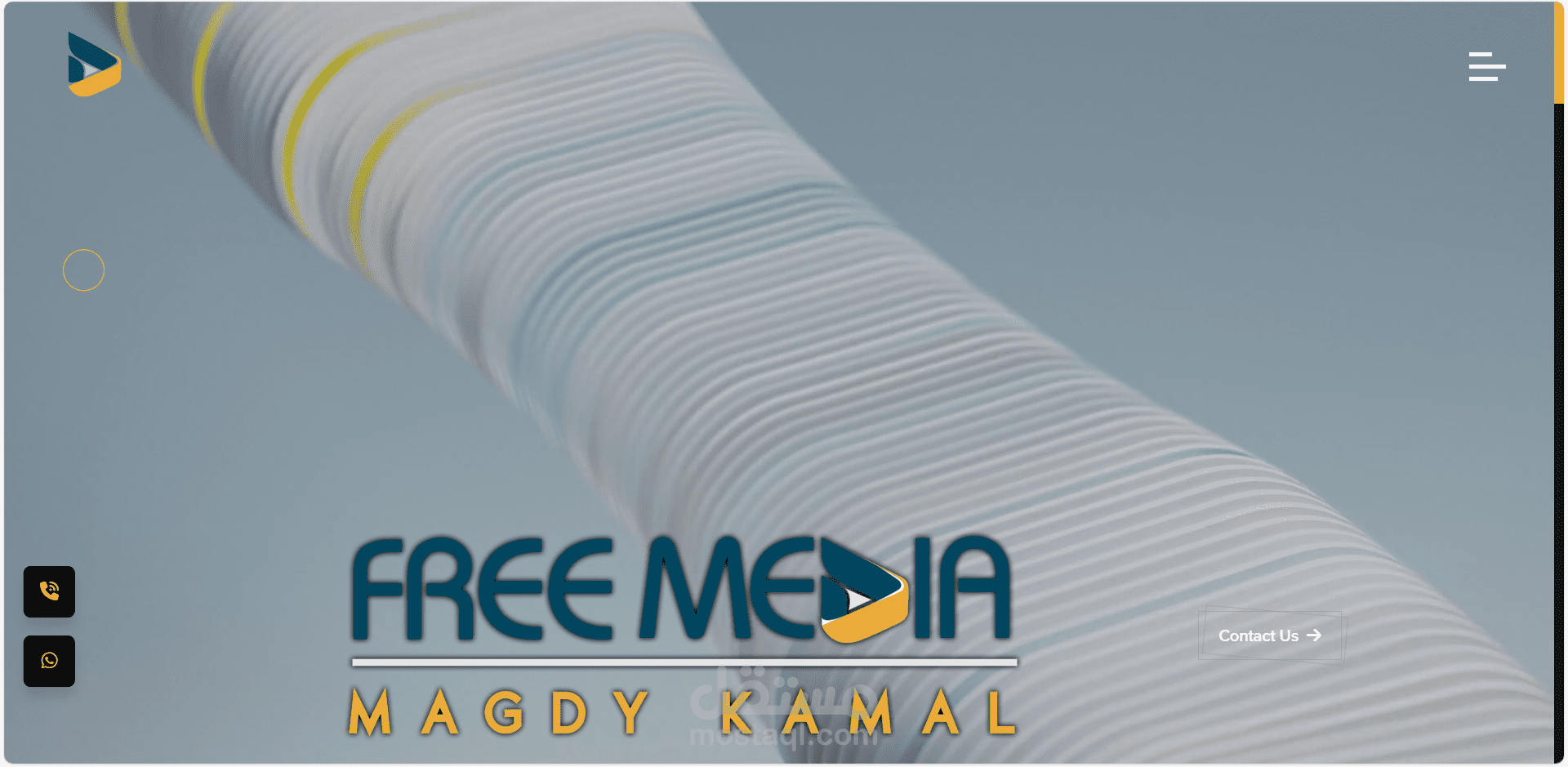 Media & Marketing Company Website with Admin Dashboard