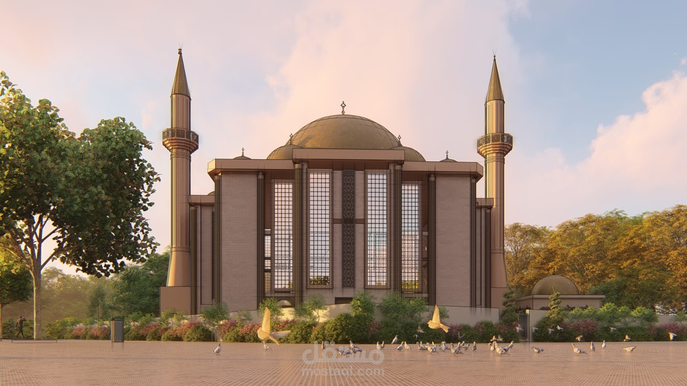 مسجد عبدالرحمن ابن عوف-مدينة برج العرب