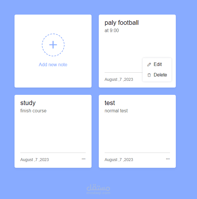 Note App