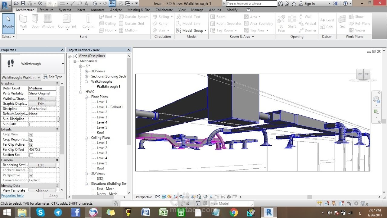 Villa (HVAC, PLUMBING, SWIMMING POOL, PUMP ROOM)