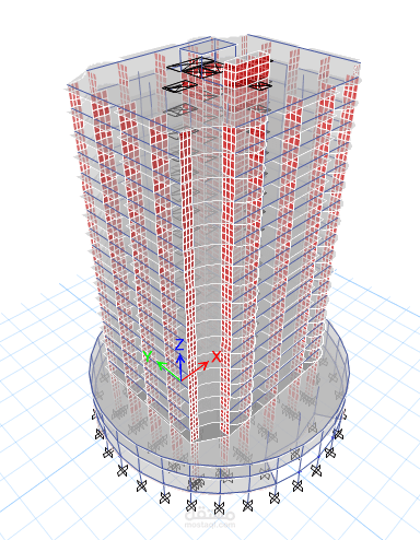 مشروع تصميم برج سكني