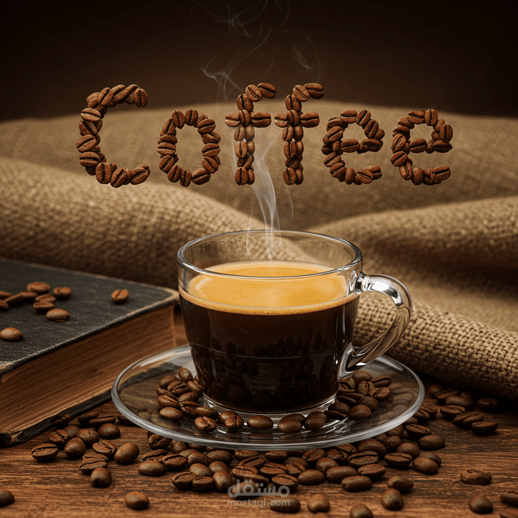 تصميم فنجان قهوة