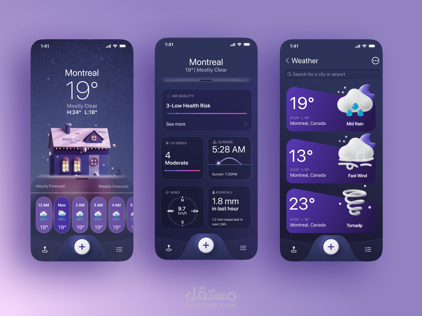 تطبيق عن حالة الطقس