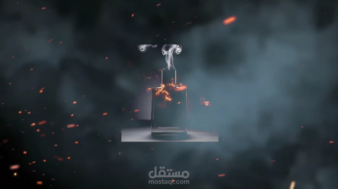 تصميم إعلان عطر