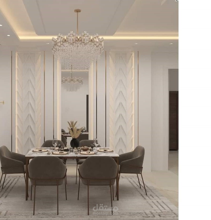تصميم  ديكورات داخليه لفيلا سكنيه