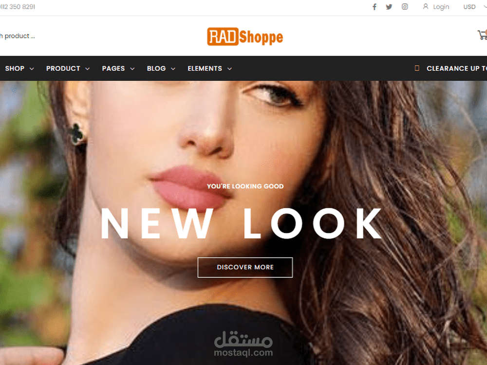Ecommerce Website for clothing