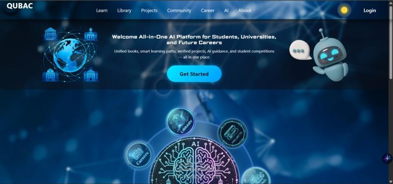 QUBACX – منصة تعليمية ذكية مدعومة بالذكاء الاصطناعي