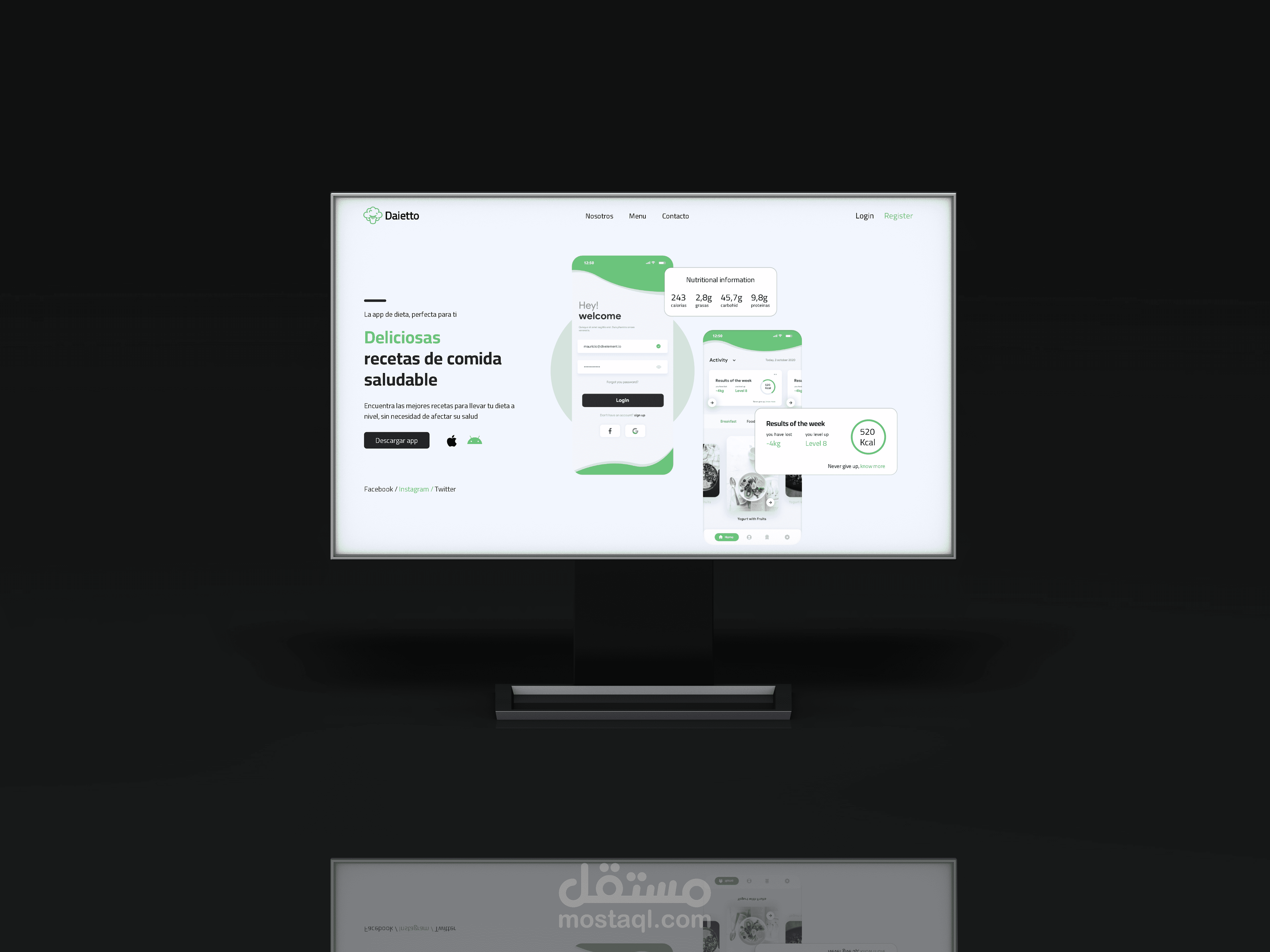 Daietto - موقع لتطبيق