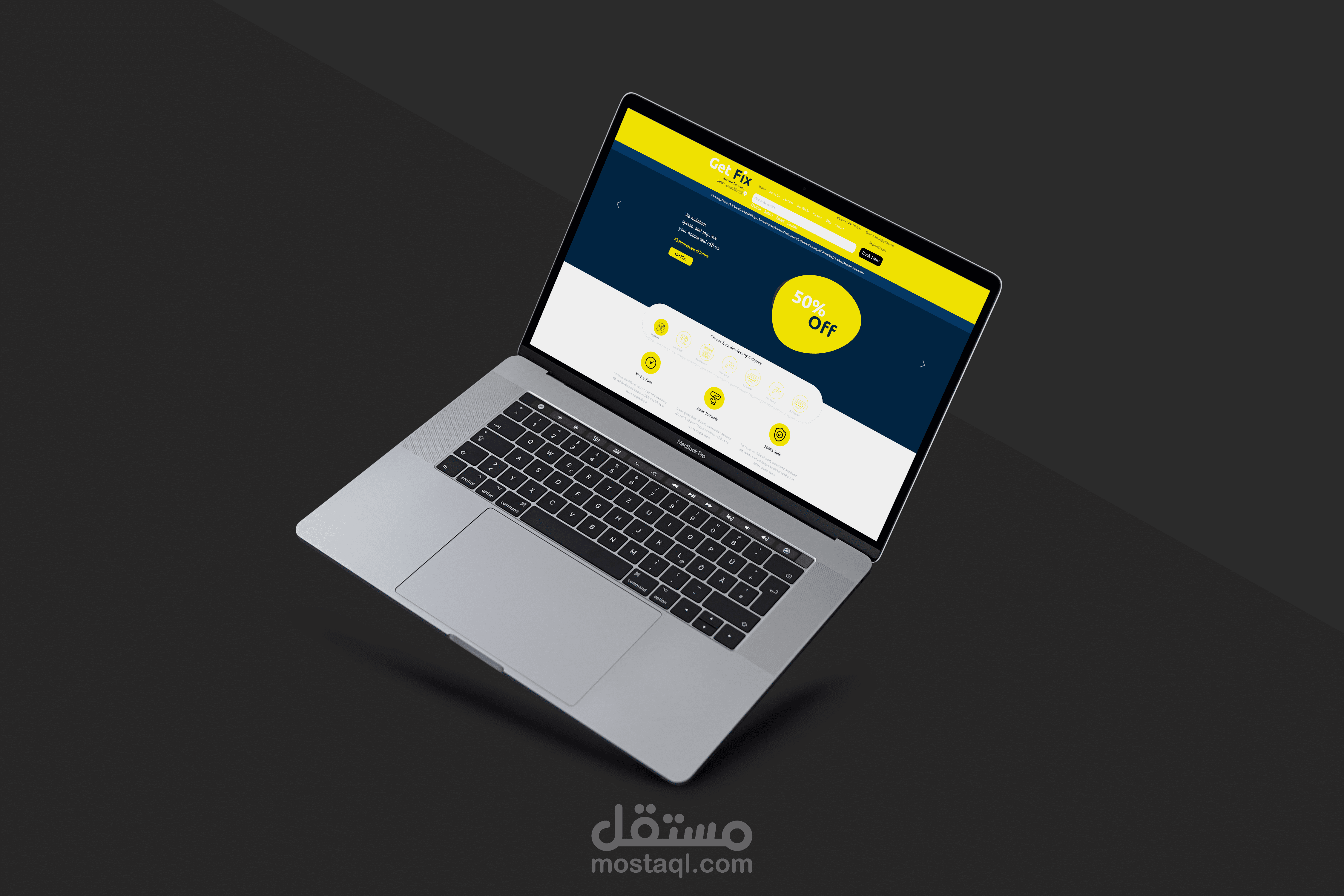 Landing page - GET FIX