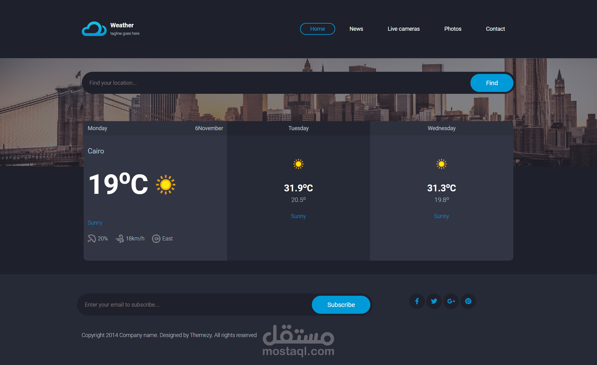 Weather Website