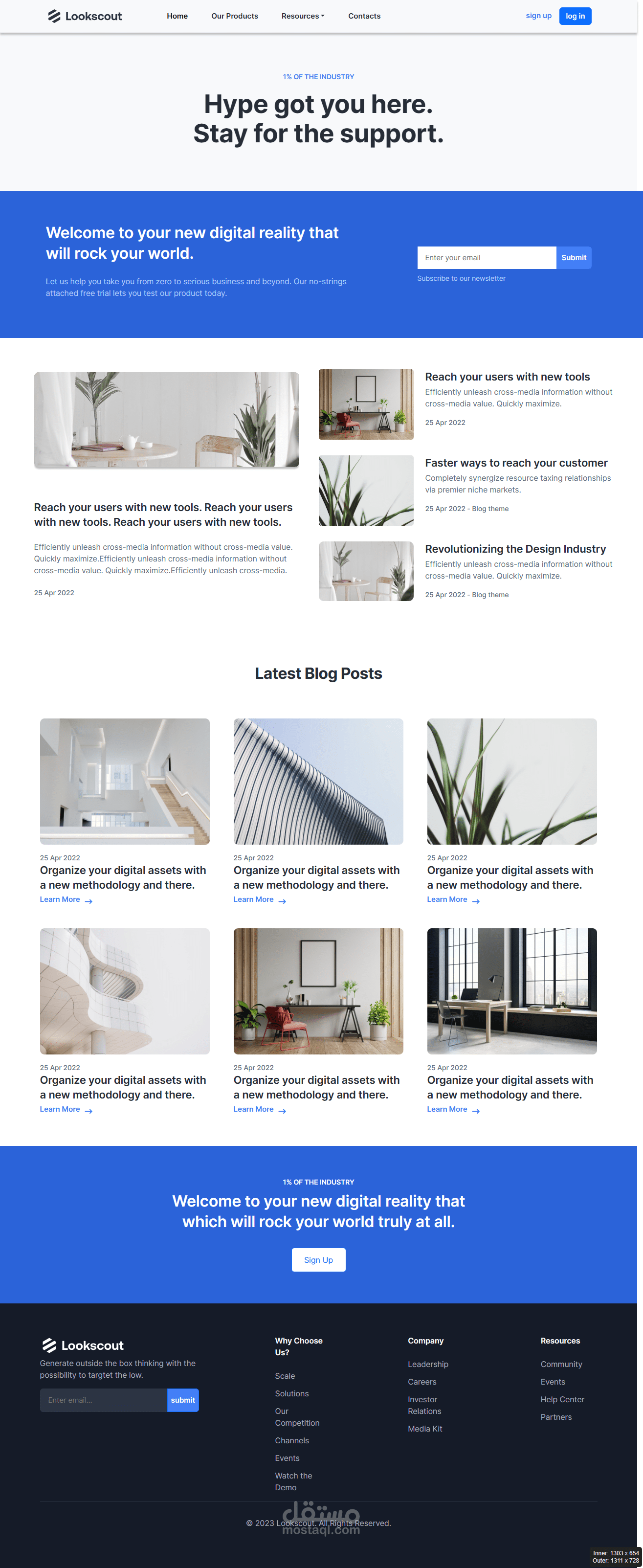 Simple website using HTML, CSS and Bootstrap