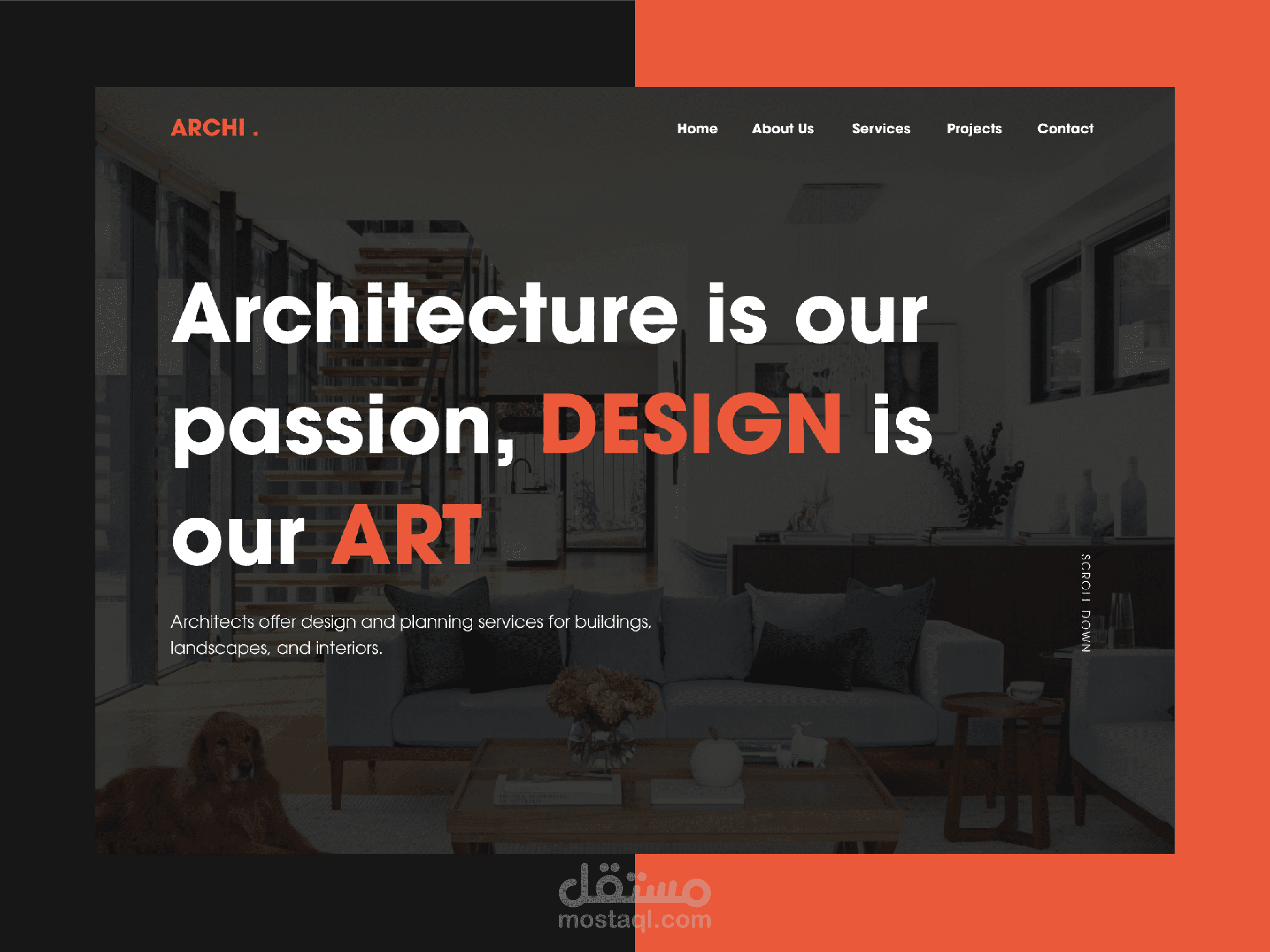 Archi UI Web Design